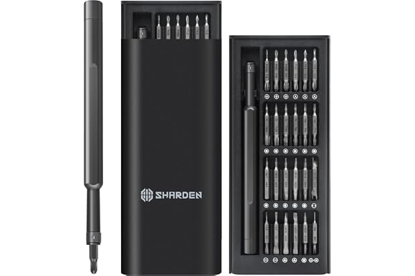 Precision Screwdriver Set 49 in 1 SHARDEN Small Screwdriver Set Magnetic Repair Tool Kit for Laptop, iPhone, Cell Phone, PC,