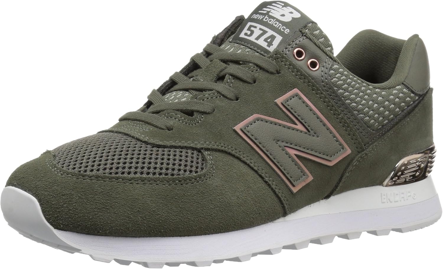 new balance 574 feminino verde