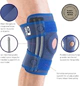 Neo G Stabilised Open Patella Knee Support Adjustable Compression view 2