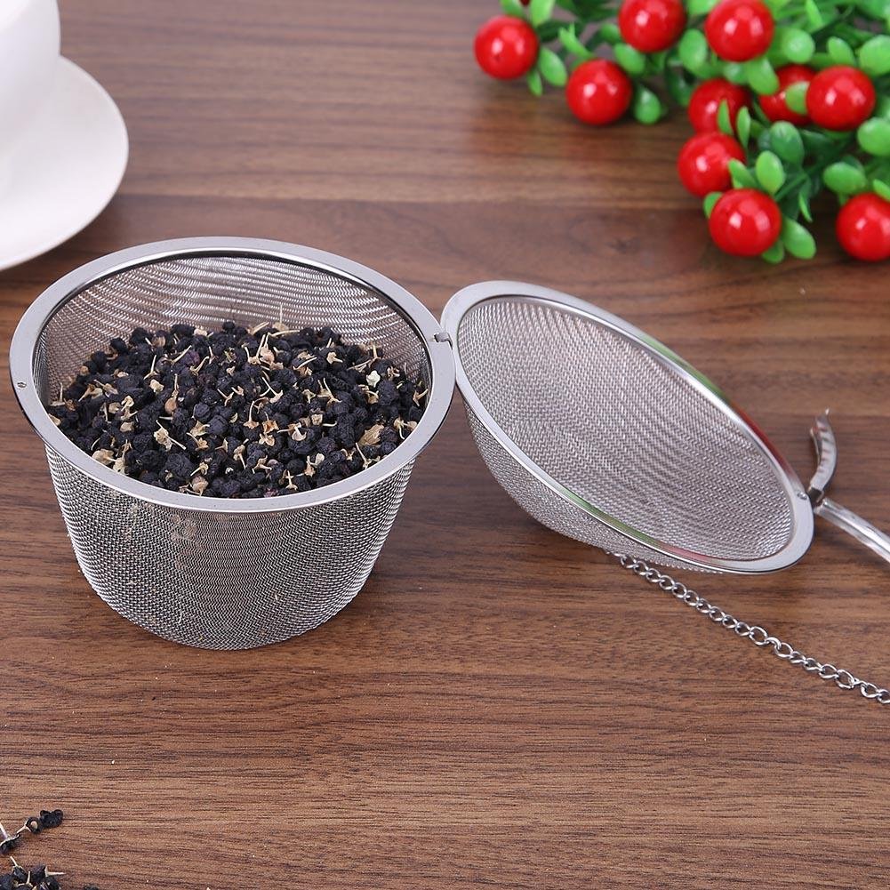 Demiawaking Tea Infuser Stainless Steel Mesh Tea Filter Infuser Ball Tea Coffee Strainer 11 cm
