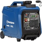 Westinghouse 4000 Peak Watt Super Quiet Portable Inverter Generator, Remote Electric Start with Auto Choke, RV Ready 30A Outlet, Gas Powered, CO Sensor, Parallel Capable