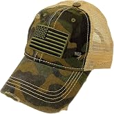 C.C Ponycap Messy High Bun Ponytail Adjustable Mesh Trucker Baseball Cap Hat