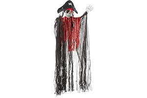 WORTH IMPORTS Hanging W Light Shining Eye & Voice Pirate, Black, Red, White, Gray