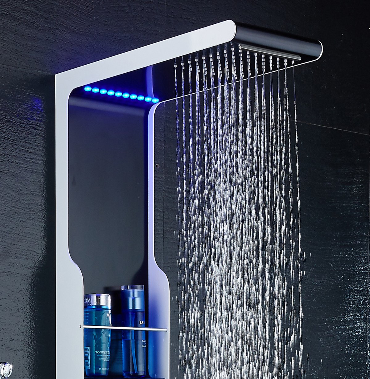 Led Waterfall Shower Head at Paris White blog