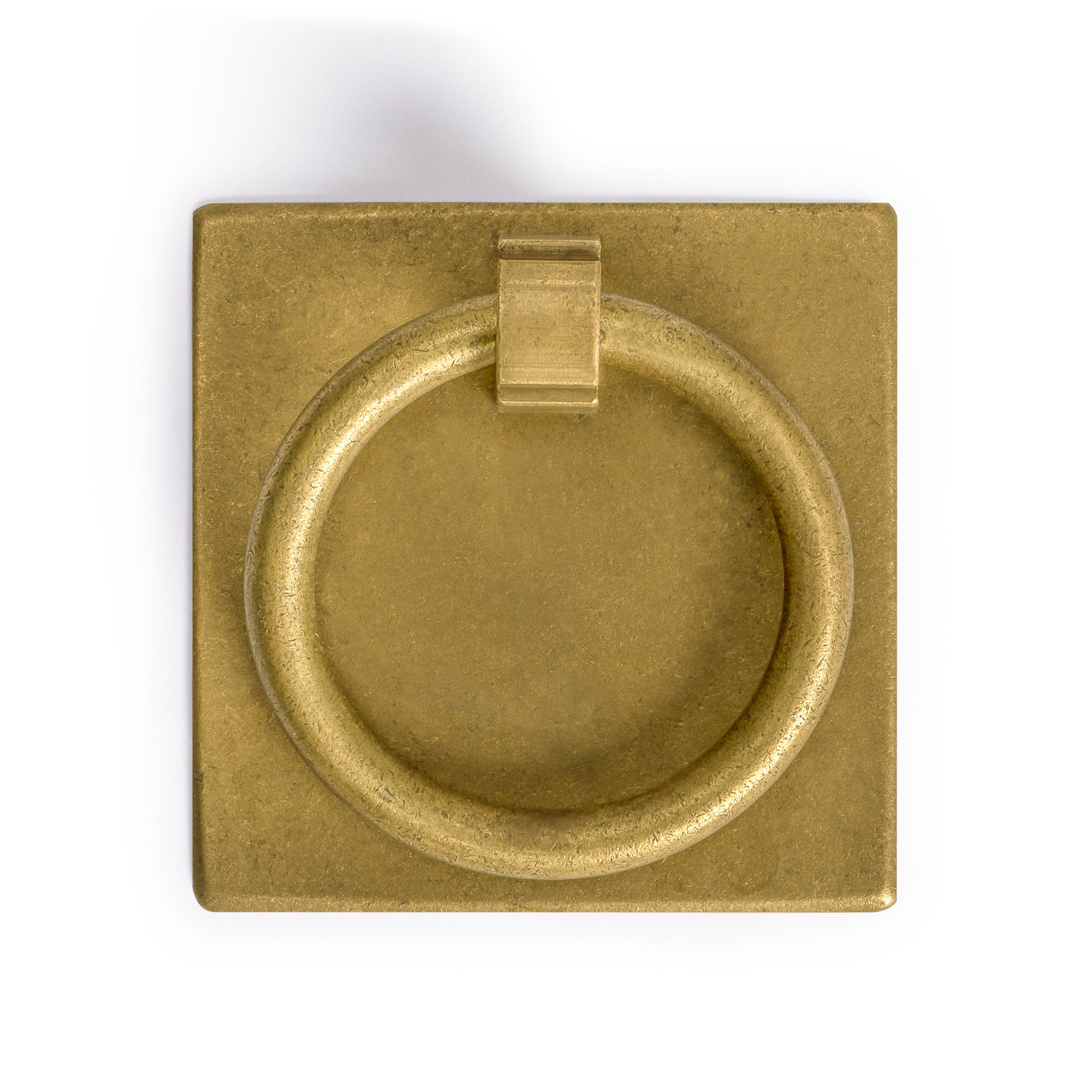 Hardware Philosophy Ring Plate Pulls 60 millimeters - Set of 2 - Architectural, Interior Design, Furniture Cabinet Customization Hardware