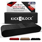 KickBlock Bass Drum Anchor &ndash; Ultra-Grip Technology &ndash; Stage Black | World's Best Drum Stopper for Creep and Slide Prevention &ndash; Lightweight and Portable Drum Accessory