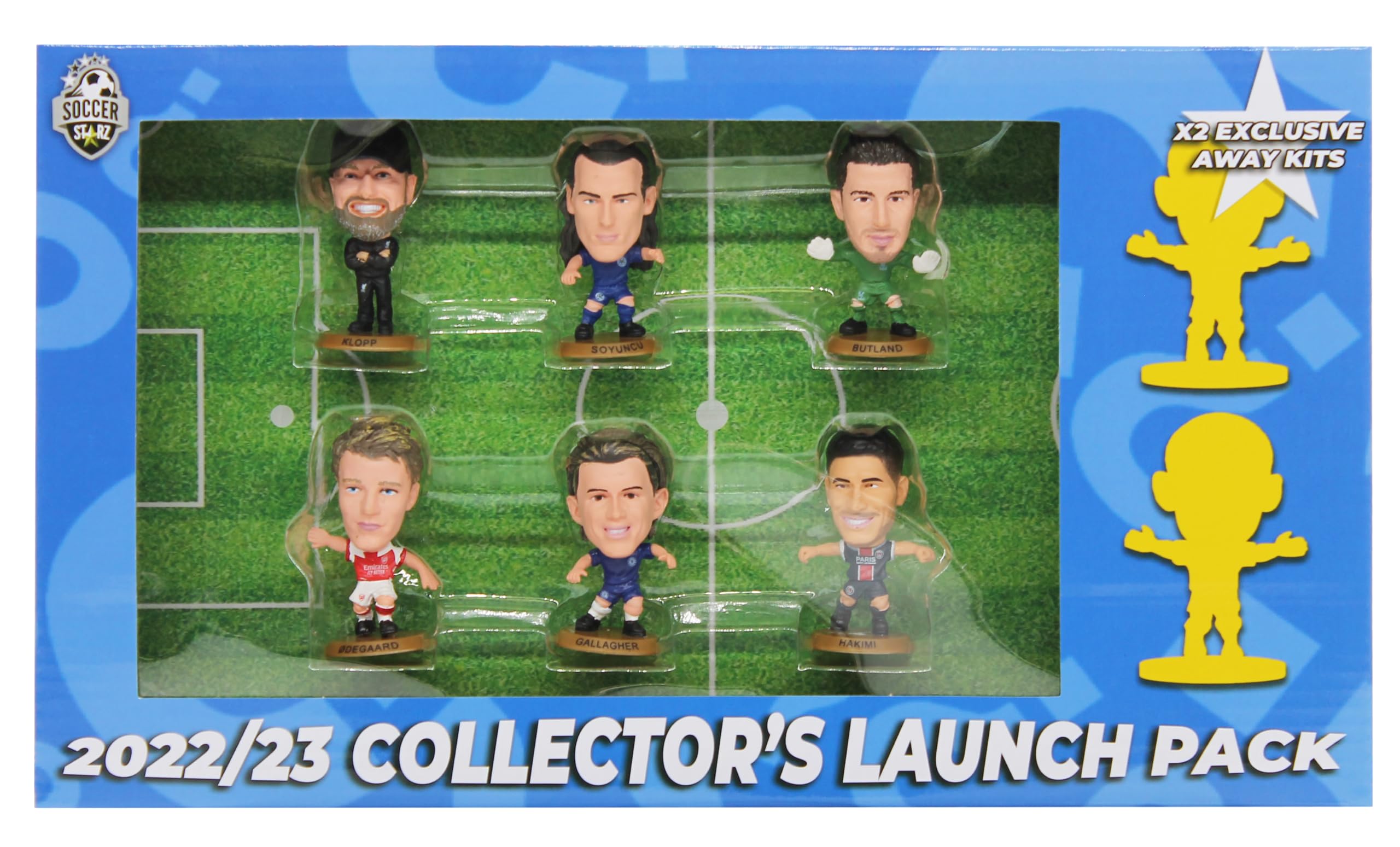 SoccerStarz - 8 Figure Launch Pack (BLUE Pack) 2022/23 Version