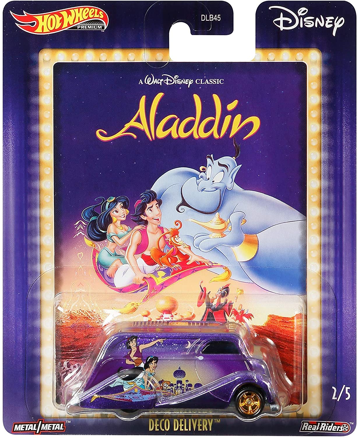 Hot Wheels Aladdin Deco Delivery (GJR23) 1:64 Scale Diecast Car