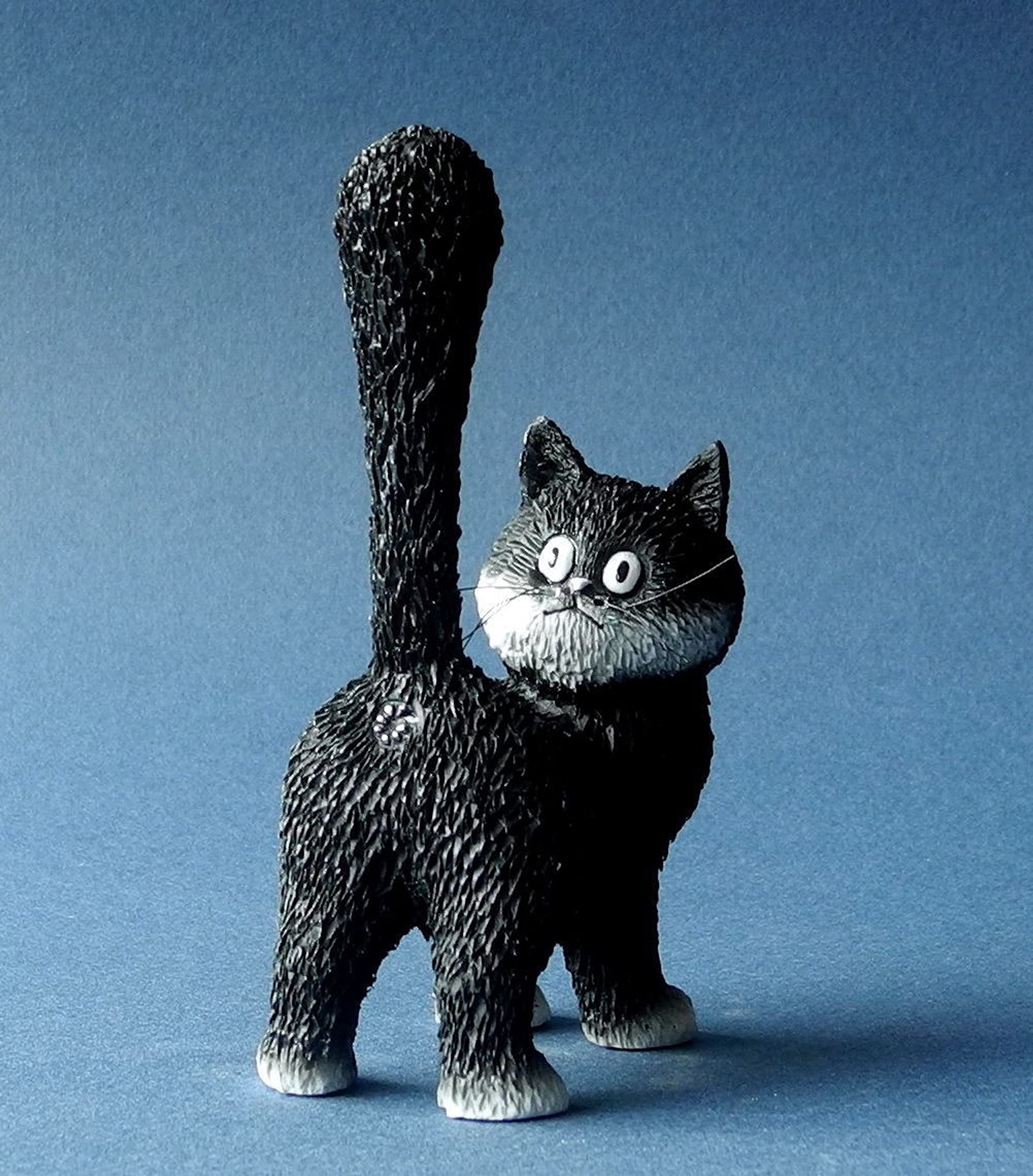 Third Eye Fat Cat Dubout Resin Ornament DUB61