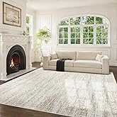 Srugn Washable Rugs 8x10 Area Rugs for Living Room,Ultra Soft Faux Wool Retro Rugs for Bedroom,Dining Room,Non Slip&Non-Shedd
