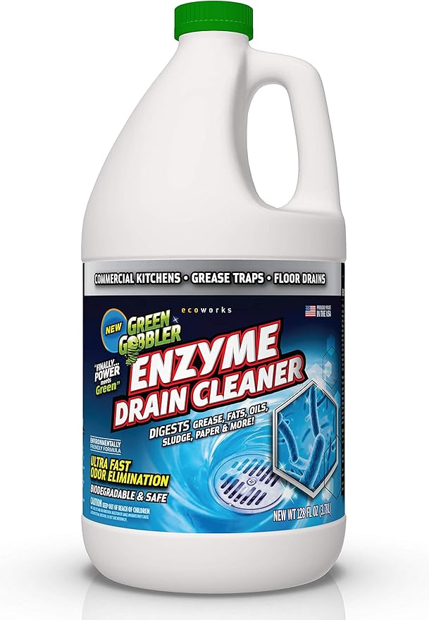Green Gobbler ENZYMES for Grease Trap & Sewer Controls Foul Odors