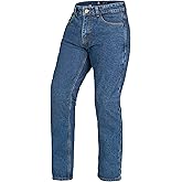 WICKED STOCK Men's Riding Pants with CE LEVEL2 Armor - Dark Blue