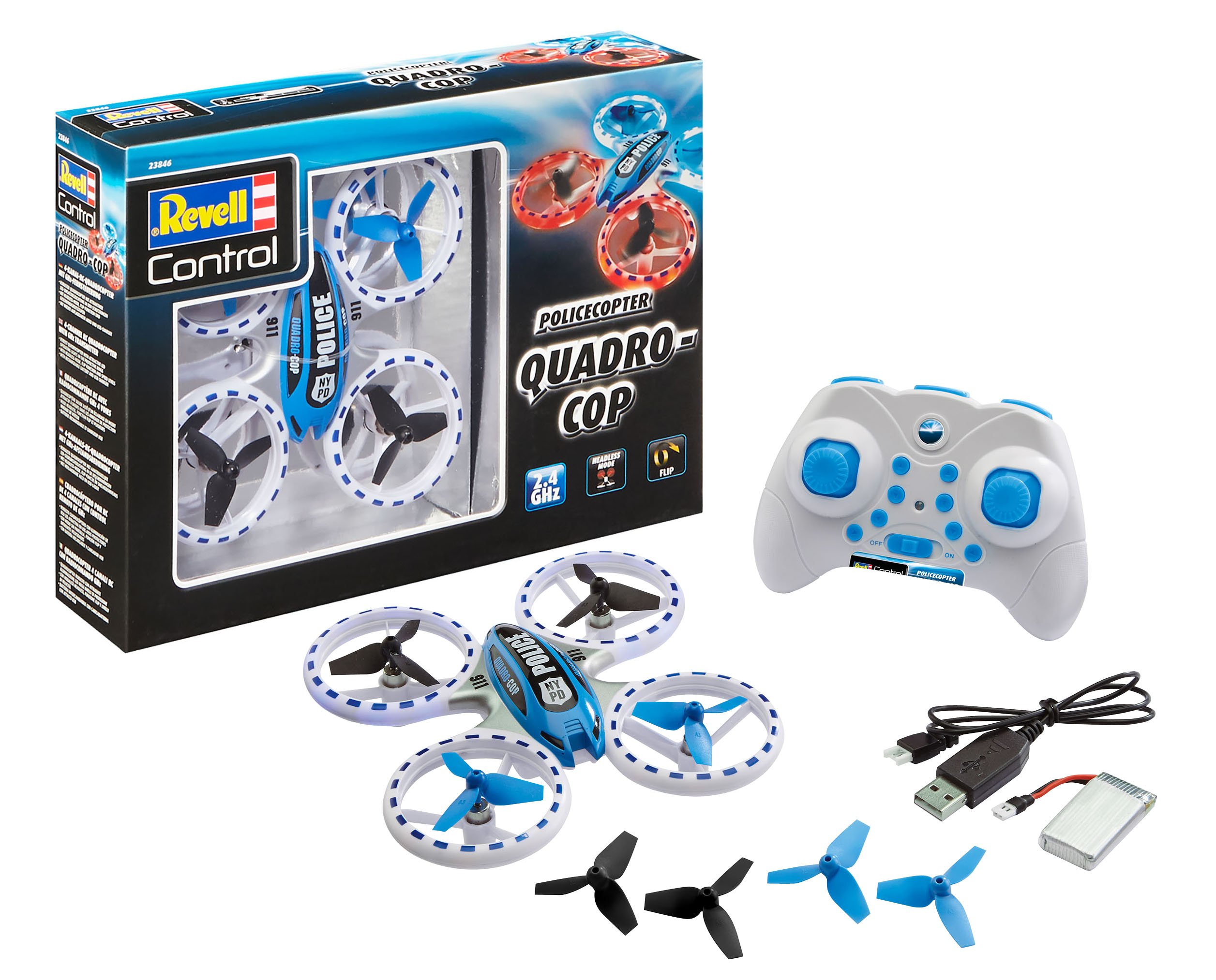 Revell 23846 QuadroCop, Multi Colour