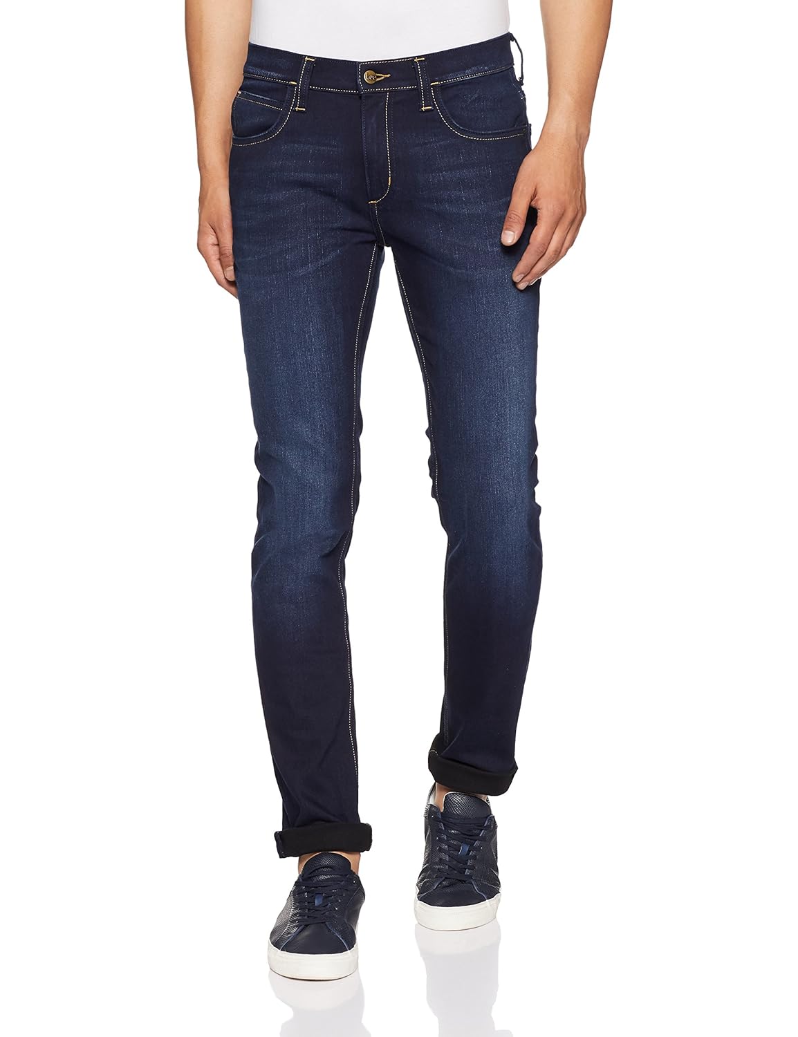 lee men's skinny fit jeans