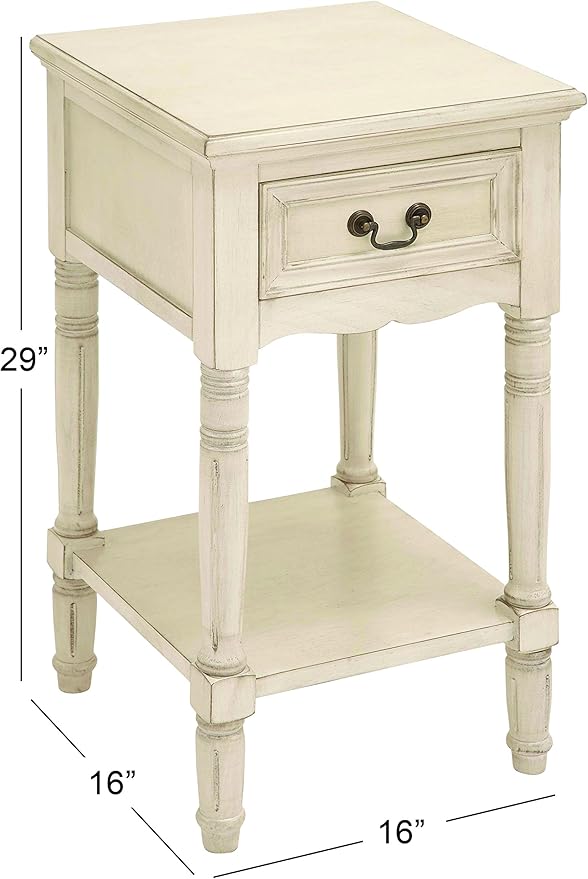 Amazon Com Deco 79 Wooden Night Stand 16 Inch Width By 29 Inch Height Home Kitchen