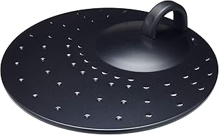 KitchenCraft Bratpfannen-Spritzschutz Deckel mit Griff, Metall, 31 cm