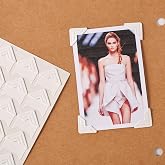 White Photo Corners Self-Adhesive, 120 Pcs Acid Free Photo Corners for Scrapbooking, Photo Picture Mounting Corners for Photo Album, DIY Scrapbook Stickers, Memory Books, Diary, by CHIALLCO