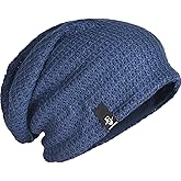 FORBUSITE Mens Slouchy Long Oversized Beanie Knit Cap for Summer Winter B08