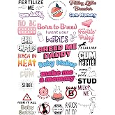 Kink Ink - 29 Breeding Kinky Adult Temporary Tattoos for Women and Men, Sexy Naughty Fun Tattoos on A4 Sheet