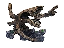 RunXF Large Fish Tank Decoration Fish Hideout Snake