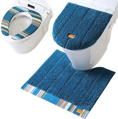 Amazon ヨコズナクリエーション トイレマット セット トイレマット フタカバー 便座カバー セット レトワール デュ ソレイユ コルヴェール トイレマット タンクカバー ホーム キッチン オンライン通販