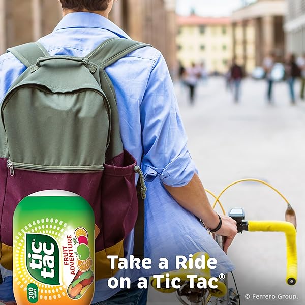 TIC TAC MINTS, FRUIT ADVENTURE, 3.4 OZ. BOTTLE PACK