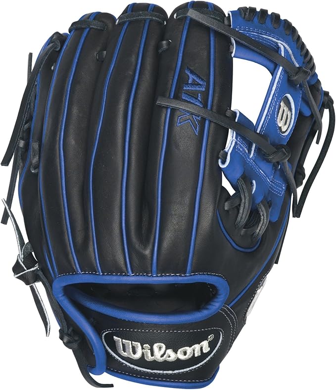 Wilson A1K DP15 Pedroia Fit Infield Baseball Glove, Black