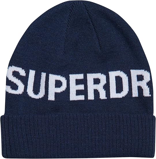 Superdry Mens Sportstyle Beanie Hat, Deep Navy, OS Amazon.de Bekleidung