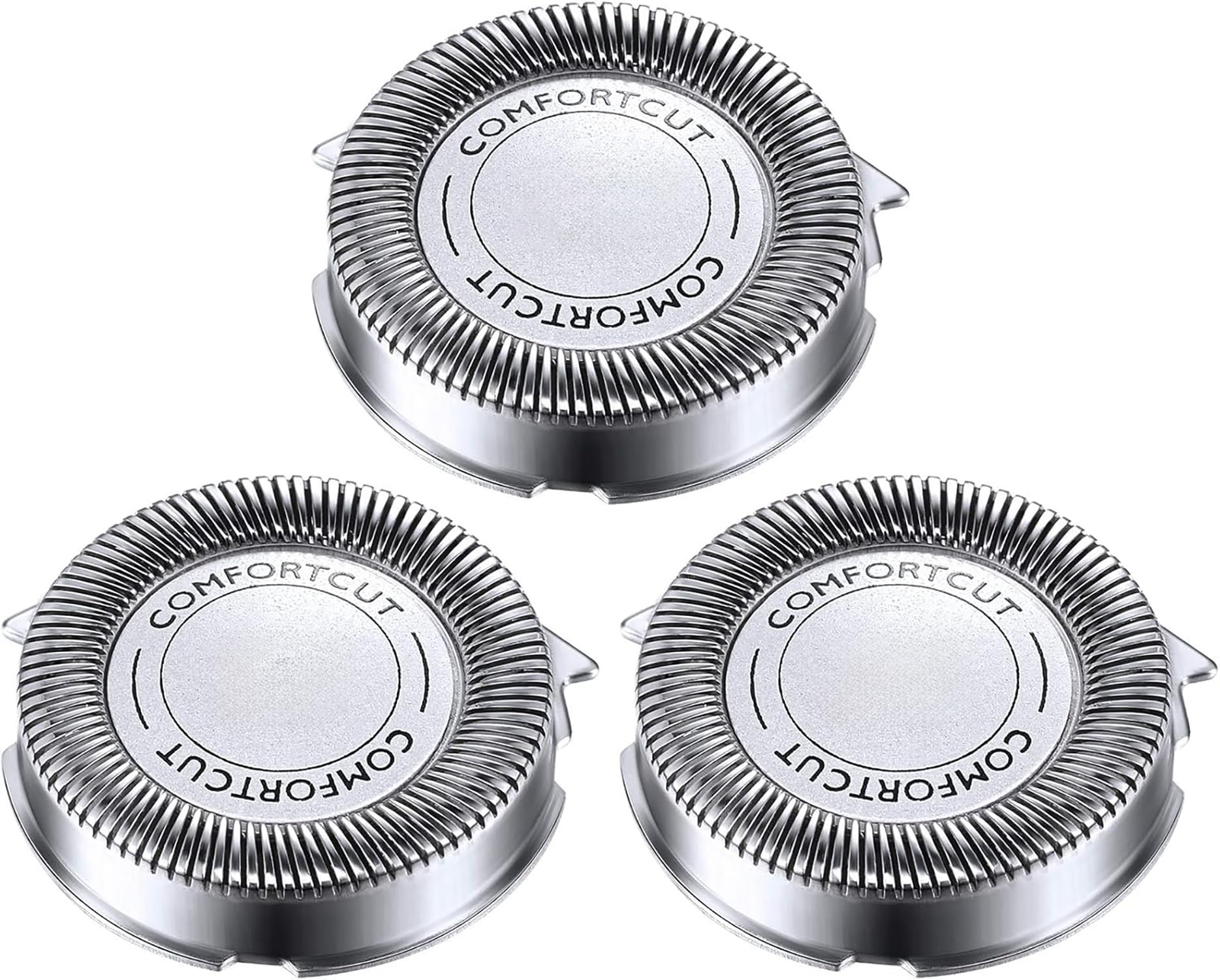 Mudder 3 pcs SH30/50/52 Shaver Replacement Heads for Electric Shaver Washable Compatible with Series 1000, 2000, 3000, 5000 and Model AT8xx/AT7xx/PT8xx/PT7xx Style with Pointed Blade, Non Original