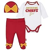 Gerber NFL baby girls 3 Pack Bodysuit Registry Gift