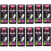 U by Kotex Absorbent Pantiliners, Long, Individually Wrapped, Unscented, New Value Pack Size 16 Count (Pack of 12)