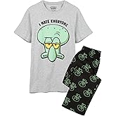 SPONGEBOB SQUAREPANTS Mens Pajamas Adults Squidward PJS