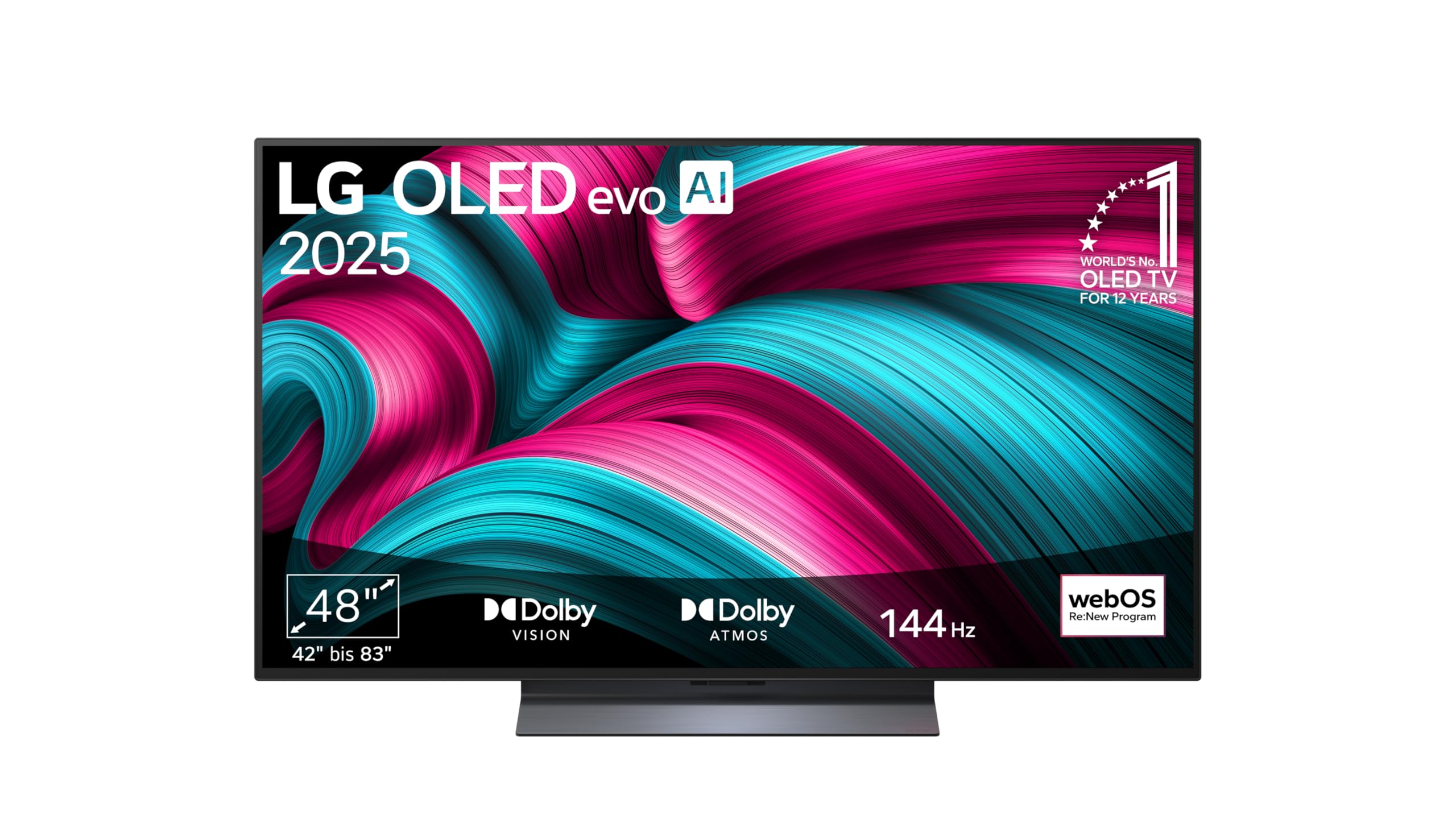 #LG OLED48C5ELB TV 48 Zoll (121 cm) 4K OLED evo AI TV (α9 Gen8 4K AI Prozessor, webOS 25, 120Hz (VRR bis zu 144Hz)) [Modelljahr 20 ...