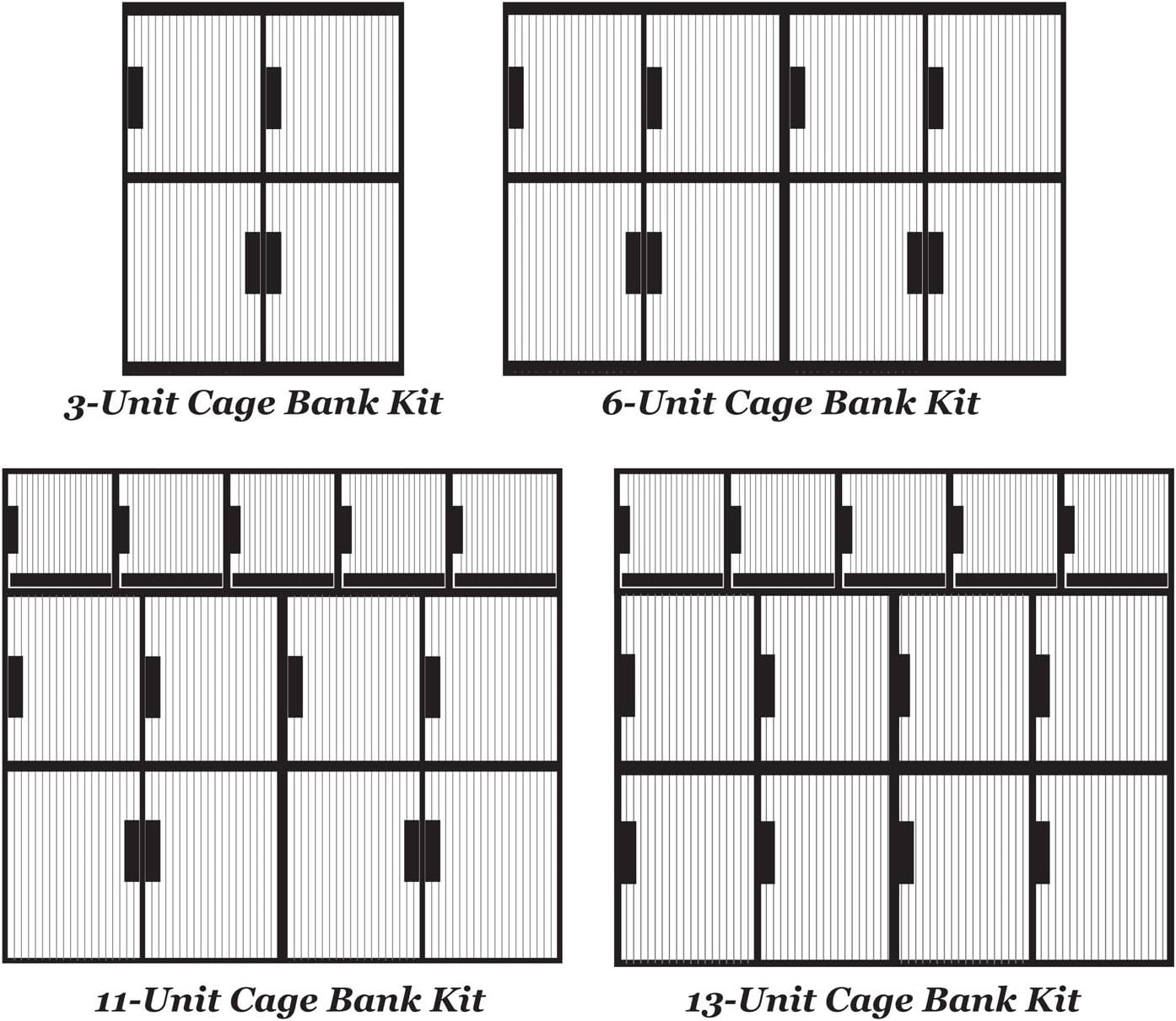 ProSelect Medium Modular Kennel Cage, Graphite : Pet Cages : Pet Supplies