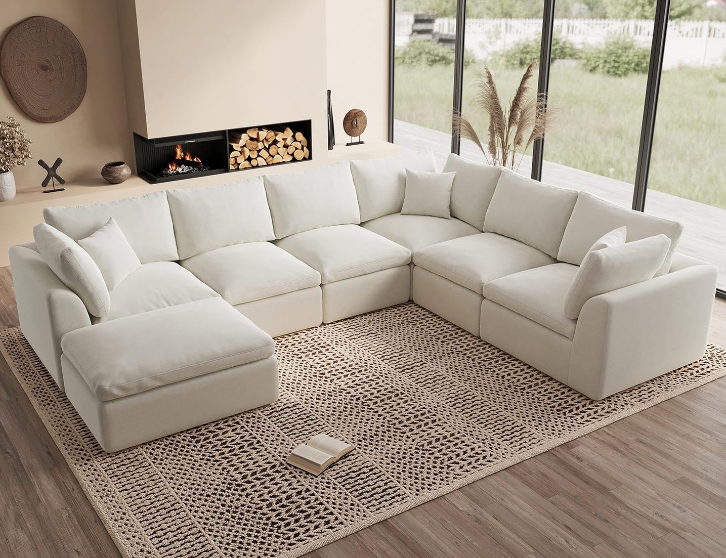 ohllob Oversized Cloud Couches for Living