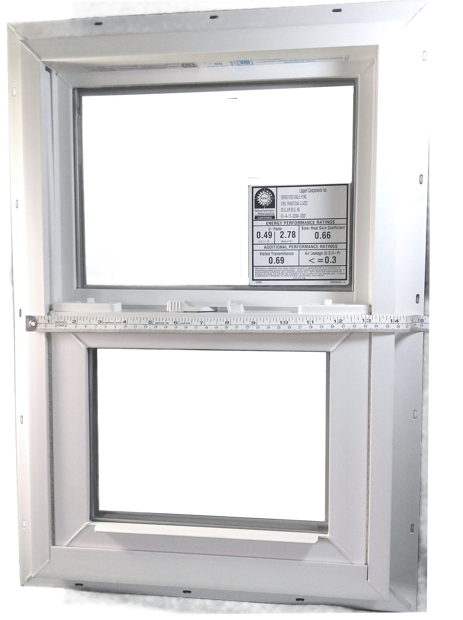 Mobile Home Window 14X21 Insulated Vinyl Thermopane Lower Tilt Sash