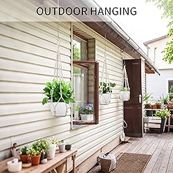 IDEEEPAN 3 Pack Macrame Plant Hanger