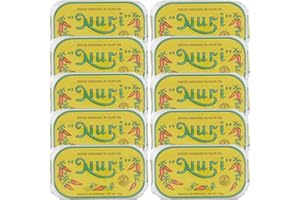 NURI Portuguese Sardines in Spiced Olive Oil - 10 Pack - (4.4 oz cans)