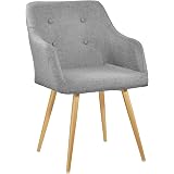 Menzzo Gybson Chaisefauteuil Tissu Jaune 58 Amazonfr