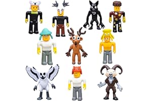 QIOJIRMU 99 Nights in The Forest Action Figure Toys, 3.8"& 2.8" Collectible Game Character Set, Gift for Fans, Kids, Collectors, Home Decor (10 Pack)