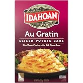 Idahoan Au Gratin Homestyle Casserole, 4 oz (Pack of 12) | Real Idaho Potatoes and Cheese Sauce | Rich and Creamy | Gluten-Free | Quick and Easy to Prepare Side Dish or Dinner Meal