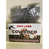 SGM LABS 5 LBS Coco Mushroom Substrate with Added Cow Manure, Brown, 5lbcowcocosubstrate