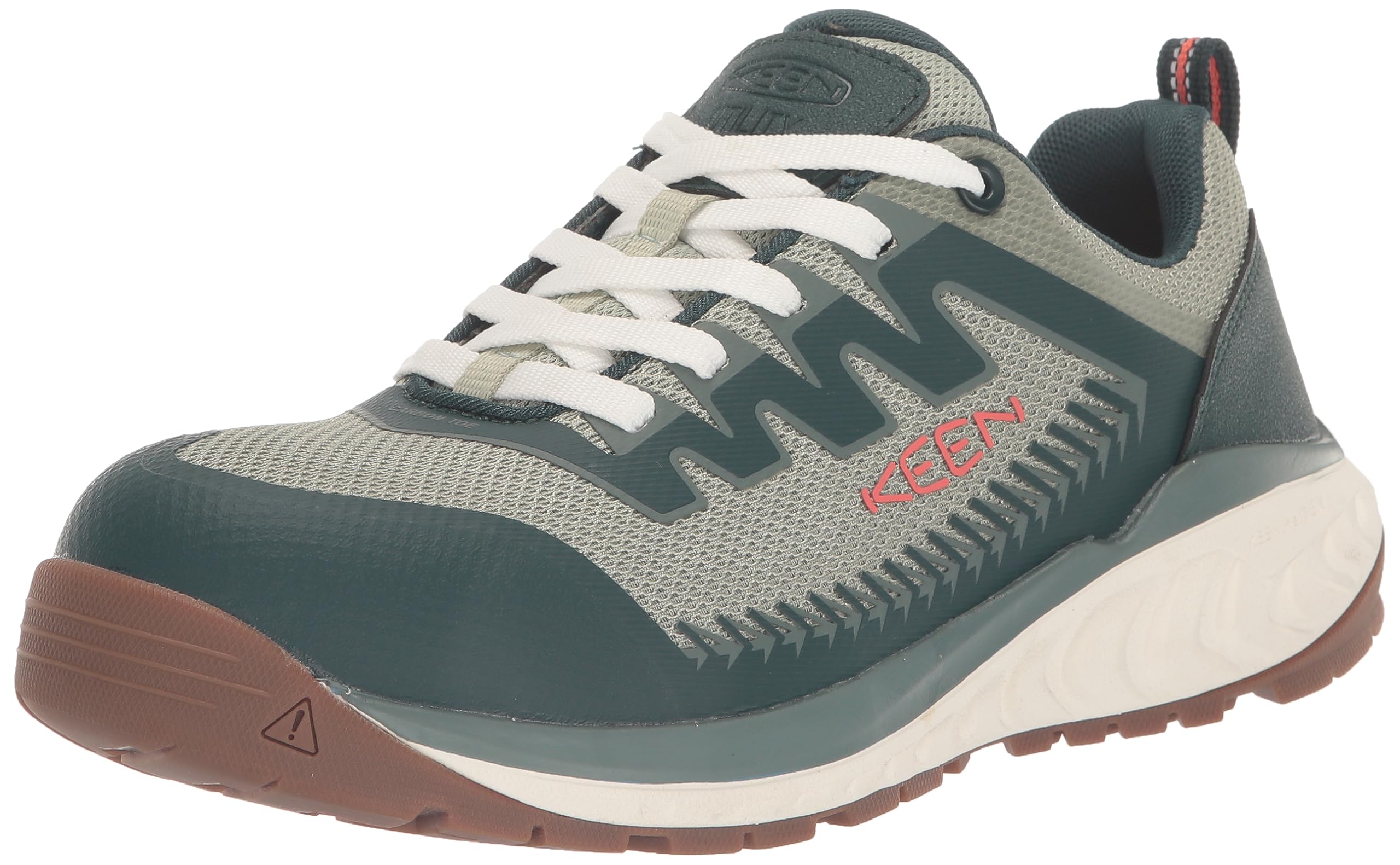KEEN Utility Women’s Arvada Low Height Composite Toe Breathable KEEN Utility Work Sneakers, Sea Moss/Desert Sage, 5 M