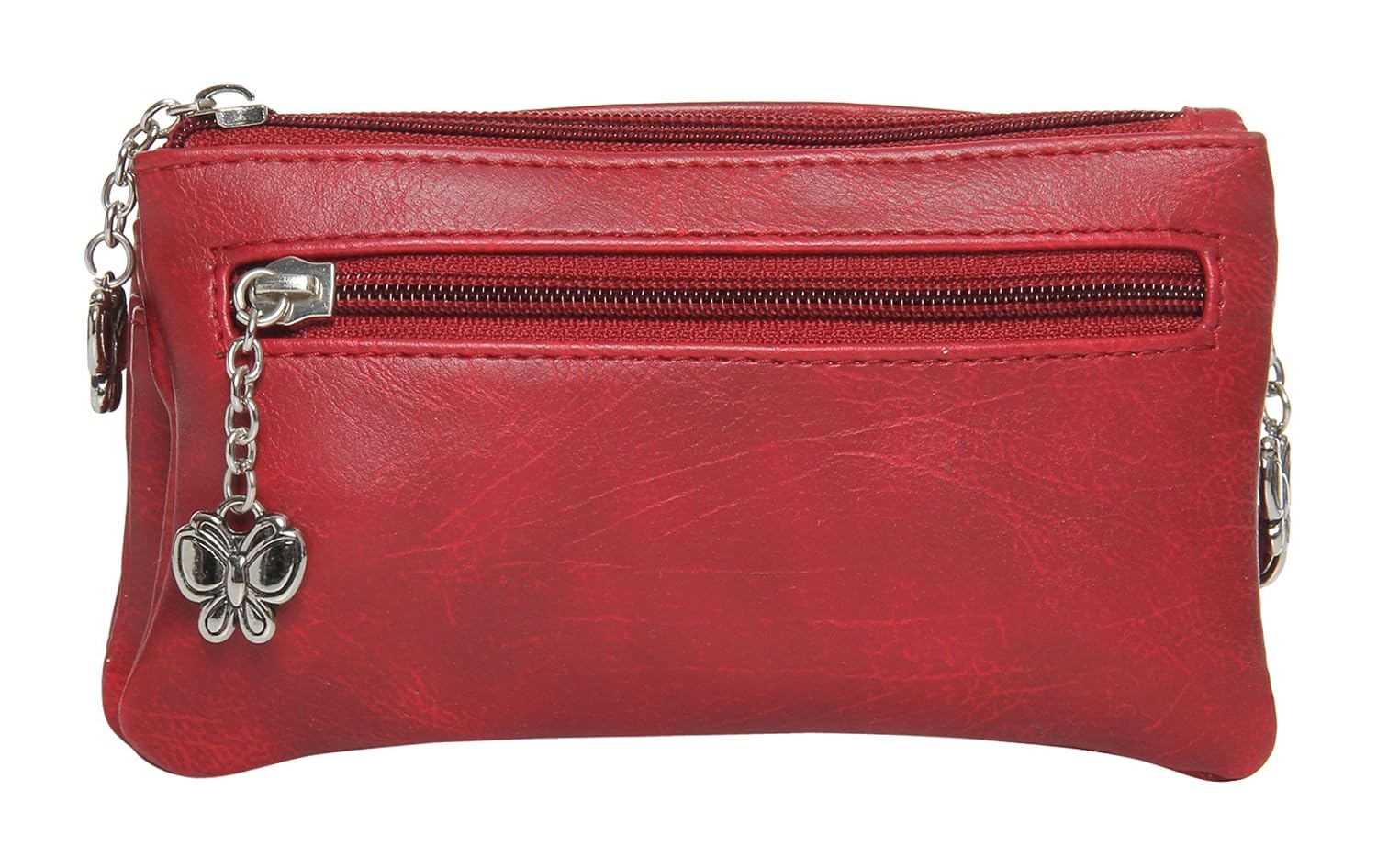 butterflies women clutch (maroon) (bns 2252mrn)