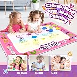 Grriopi Water Drawing Mat for 2-6 Year Old Girls Educational Toy Gift view 2
