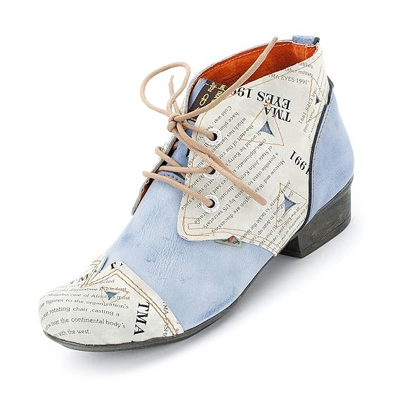 TMA Damen Bizarre Knöchel-Stiefeletten 6109 Echtleder
