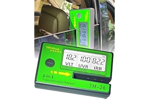 Digital Car Window Tint Meter TM-26 / Side Window Tint, Sun Control Film, VL/UV/IR Transmittance Detection, Tester Meter Gaug