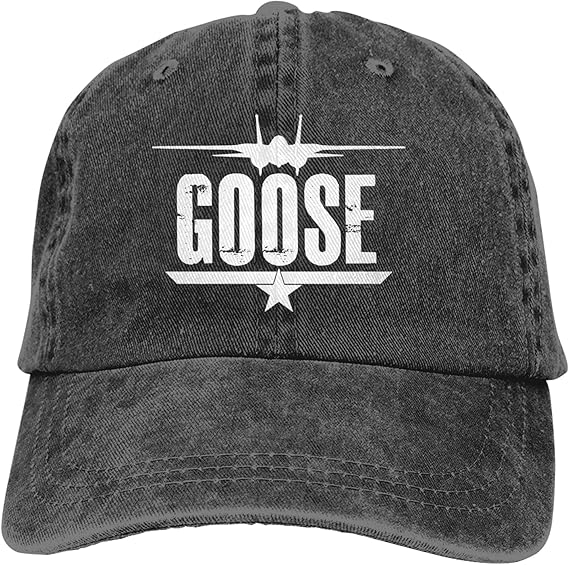 Top Gun Goose Snapback Hats Caps Flat Bill Adjustable Baseball Cap for Men Women Trucker Dad