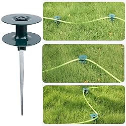 MCDSAJ 8 Pcs Garden Hose Guide Stake,Lawn Hose
