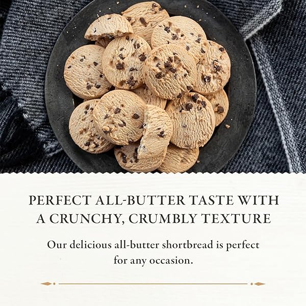 WALKER’S SHORTBREAD CHOCOLATE CHIP COOKIES, PURE BUTTER SHORTBREAD COOKIES, 4.4 OZ (PACK OF 4)